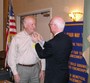 Dr Ben Gullo receives his 3rd Paul Harris Fellowship from President Jeff.